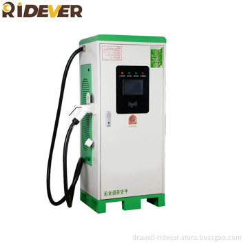 Ridever 120kw Parking Lot Special New Energy Electric Vehicle Charging Stastion Gas Station Dc Fast Charging Pile